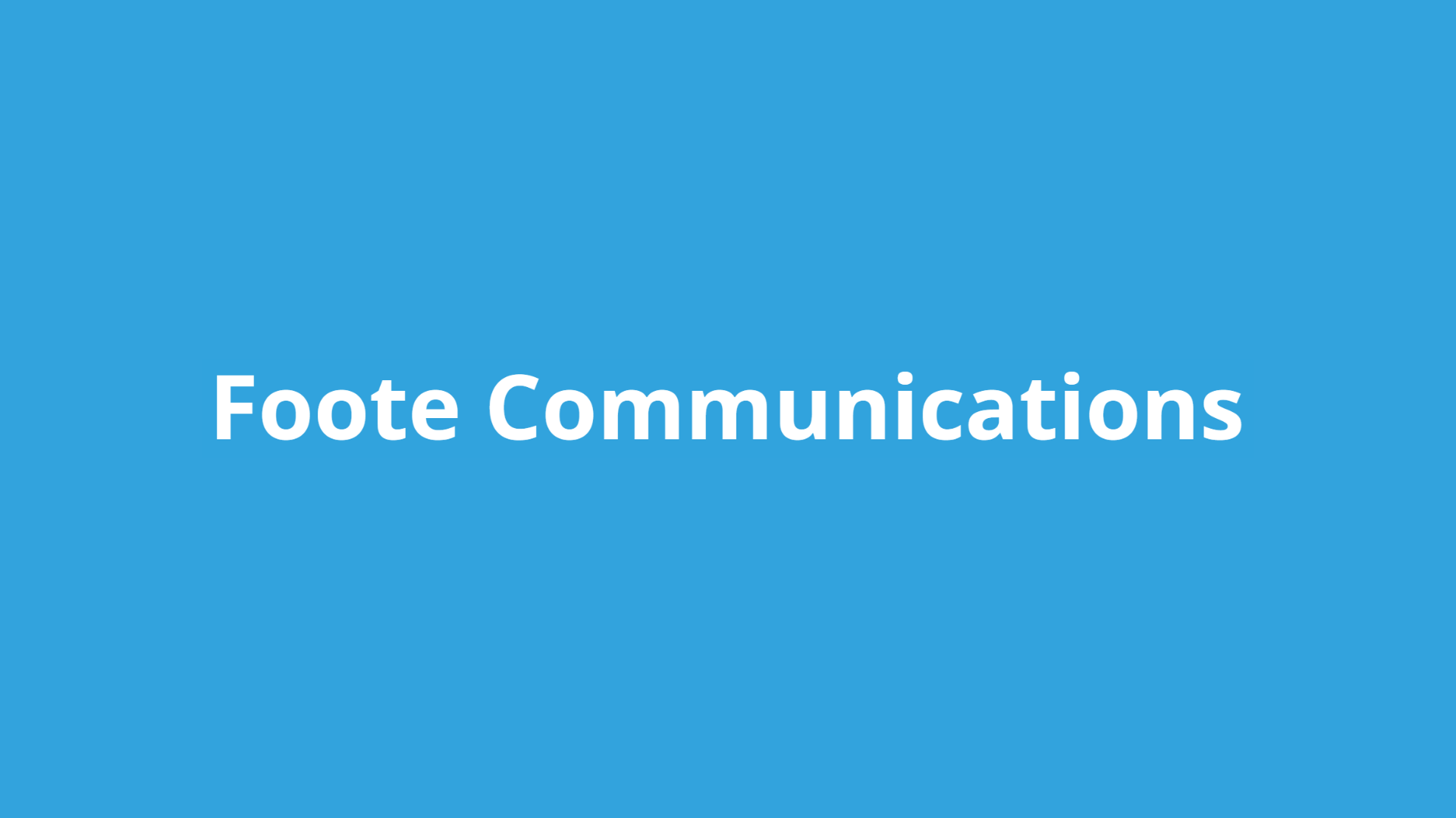 Foote Communications logo