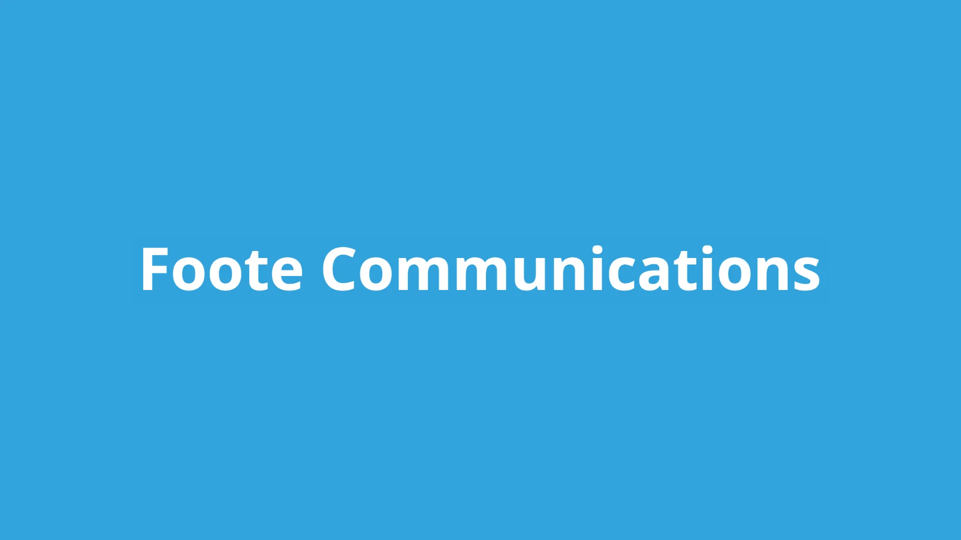 Foote Communications logo